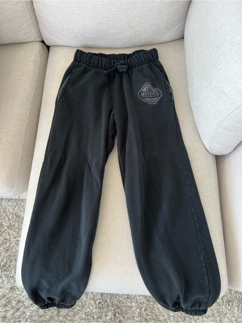 Muskoka Bearwear Black Sweatpants